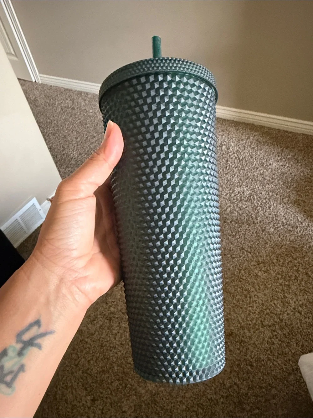 Starbucks textured studded